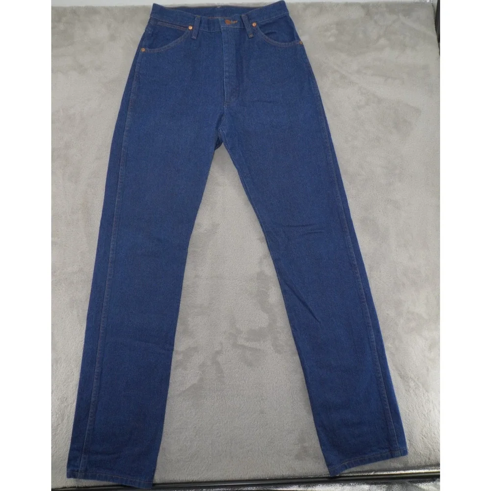 Wrangler Cowboy Cut Original Fit Jeans 14MWZG Men’s Blue Denim 11x36 USA Fabric